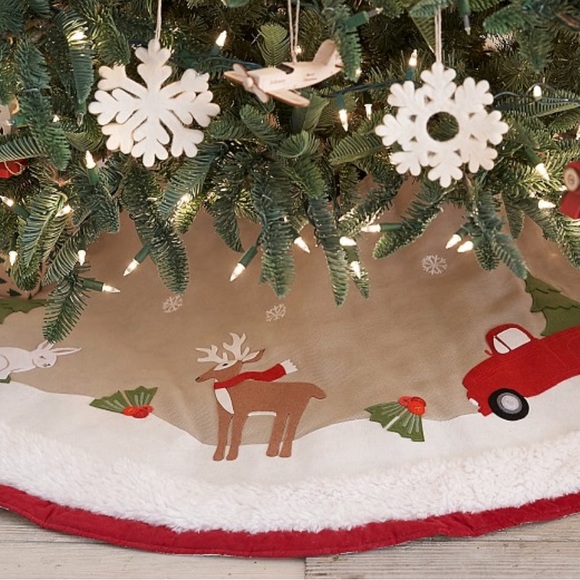 Pottery Barn Kids Woodland Tree Skirt - Picture 2 of 5
